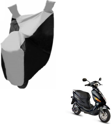 MOCKHE Two Wheeler Cover for Hero(Electric Cruz, Black, Silver)