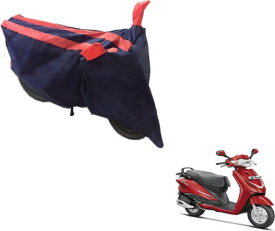 MOCKHE Two Wheeler Cover for Hero(Duet, Black, Orange)