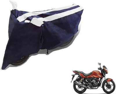MOCKHE Two Wheeler Cover for Hero(CBZ Extreme, Black, White)