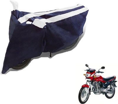 MOCKHE Two Wheeler Cover for Hero(Ambition, Black, White)