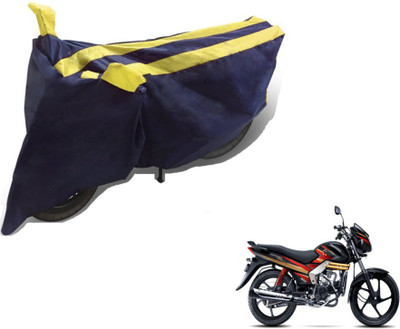 MOCKHE Two Wheeler Cover for Mahindra(Centuro, Black, Yellow)