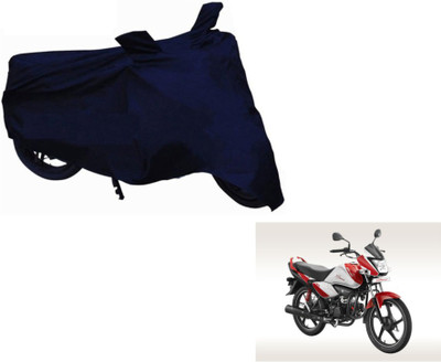 MOCKHE Two Wheeler Cover for Hero(Splendor I Smart, Blue)