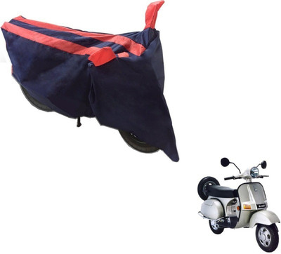 MOCKHE Two Wheeler Cover for Bajaj(Black, Orange)