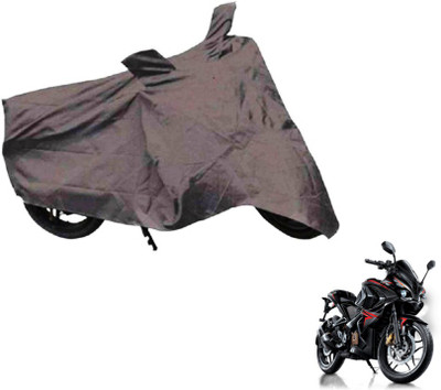 MOCKHE Two Wheeler Cover for Bajaj(Pulsar RS 200, Grey)