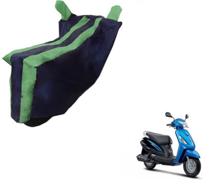 Flipkart SmartBuy Two Wheeler Cover for Suzuki(Zeus, Black, Green)