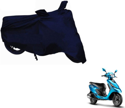 MOCKHE Two Wheeler Cover for TVS(Zest, Blue)