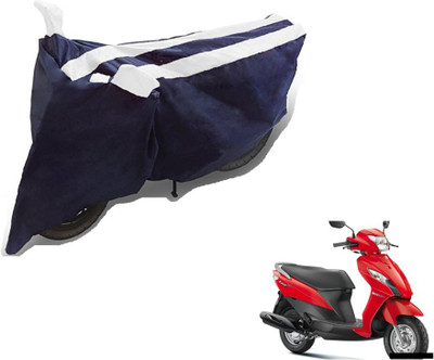 Flipkart SmartBuy Two Wheeler Cover for Suzuki(Let's, Black, White)