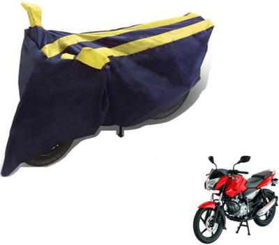 Flipkart SmartBuy Two Wheeler Cover for Bajaj(Pulsar 135 LS DTS-i, Black, Yellow)