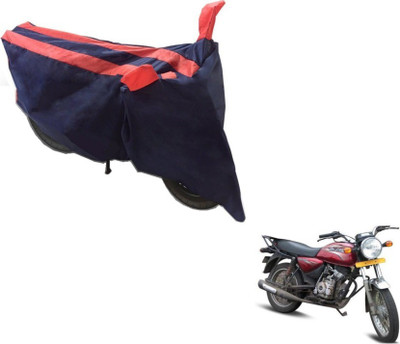 MOCKHE Two Wheeler Cover for Bajaj(Boxer, Black, Orange)