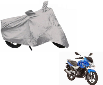 Flipkart SmartBuy Two Wheeler Cover for Bajaj(Discover 150 f, Silver)