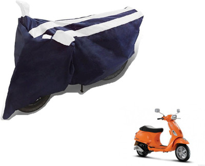 MOCKHE Two Wheeler Cover for Universal For Bike(Vespa SXL, Black, White)