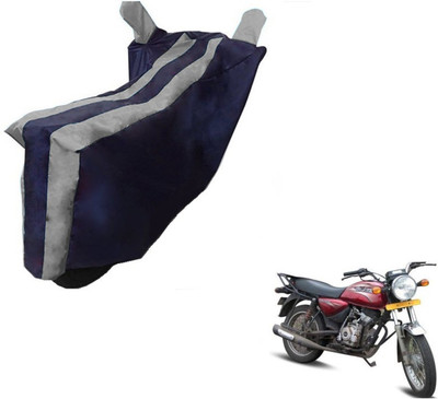 Flipkart SmartBuy Two Wheeler Cover for Bajaj(Boxer, Black, Silver)