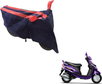 MOCKHE Two Wheeler Cover for Mahindra(Rodeo RZ, Black, Orange)