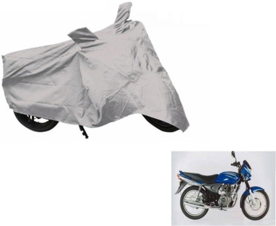 MOCKHE Two Wheeler Cover for Bajaj(Silver)