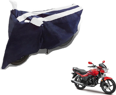 MOCKHE Two Wheeler Cover for Hero(Passion Xpro, Black, White)