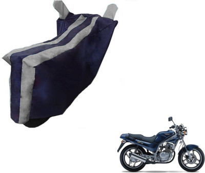 MOCKHE Two Wheeler Cover for Hyosung(Black, Silver)