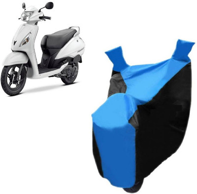 Autocraft Two Wheeler Cover for TVS(Jupiter, Blue)