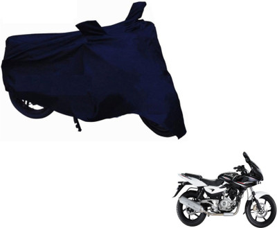 MOCKHE Two Wheeler Cover for Bajaj(Pulsar 220 DTS-i, Blue)