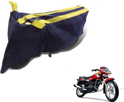 MOCKHE Two Wheeler Cover for TVS(Star Sport, Black, Yellow)