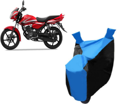 Auto Age Two Wheeler Cover for TVS(Blue)