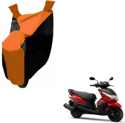 Flipkart SmartBuy Two Wheeler Cover for Yamaha(Ray Z, Black, Orange)
