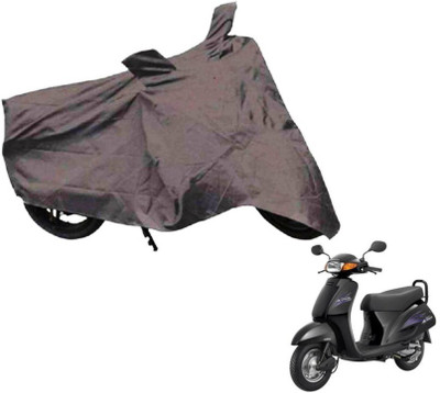 MOCKHE Two Wheeler Cover for Honda(Activa, Grey)