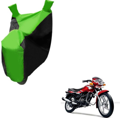 MOCKHE Two Wheeler Cover for TVS(Star Sport, Black, Green)