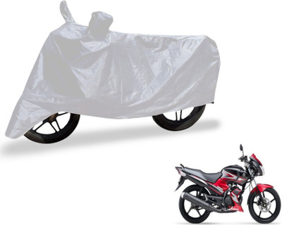 MOCKHE Two Wheeler Cover for Yamaha(SS 125, Silver)