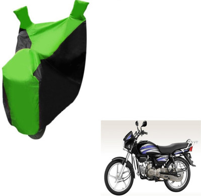 Flipkart SmartBuy Two Wheeler Cover for Hero(Splendor Plus, Black, Green)