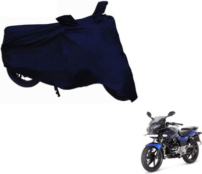 MOCKHE Two Wheeler Cover for Bajaj(Pulsar, Blue)