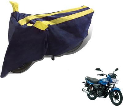Flipkart SmartBuy Two Wheeler Cover for Bajaj(Platina, Black, Yellow)