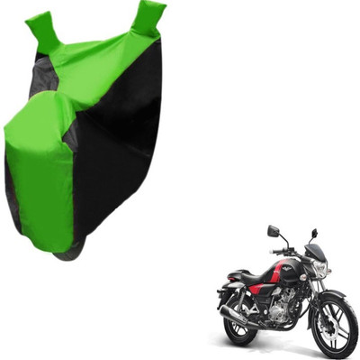 MOCKHE Two Wheeler Cover for Bajaj(V 150, Black, Green)