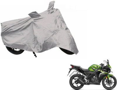 MOCKHE Two Wheeler Cover for Honda(CBR 150R, Silver)