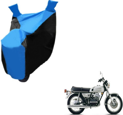 Flipkart SmartBuy Two Wheeler Cover for Yamaha(RD 350, Black, Blue)