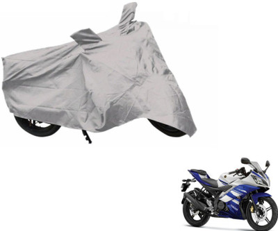 MOCKHE Two Wheeler Cover for Yamaha(YZF, Silver)