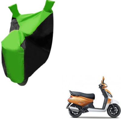 Flipkart SmartBuy Two Wheeler Cover for Mahindra(Gusto, Black, Green)