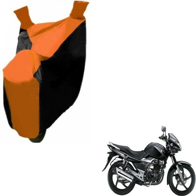 Flipkart SmartBuy Two Wheeler Cover for Suzuki(GS, Black, Orange)