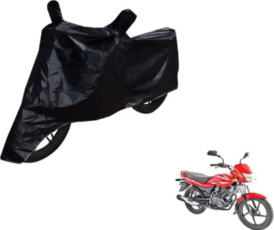MOCKHE Two Wheeler Cover for Bajaj(Platina 100 DTS-i, Black)