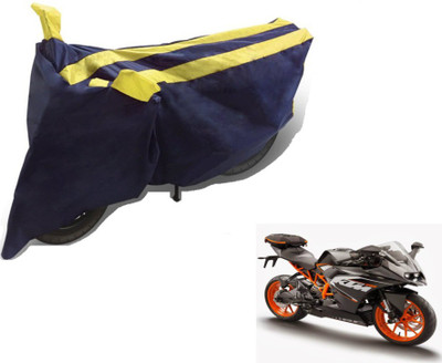 Flipkart SmartBuy Two Wheeler Cover for KTM(RC 200, Black, Yellow)