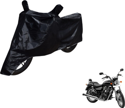 MOCKHE Two Wheeler Cover for Royal Enfield(Thunderbird 350, Black)