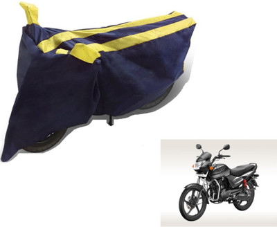 MOCKHE Two Wheeler Cover for Hero(Achiever, Black, Yellow)