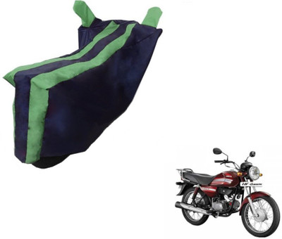 MOCKHE Two Wheeler Cover for Hero(HF Dawn, Black, Green)