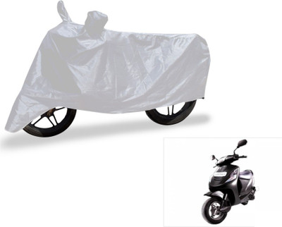 Flipkart SmartBuy Two Wheeler Cover for Mahindra(Kine, Silver)