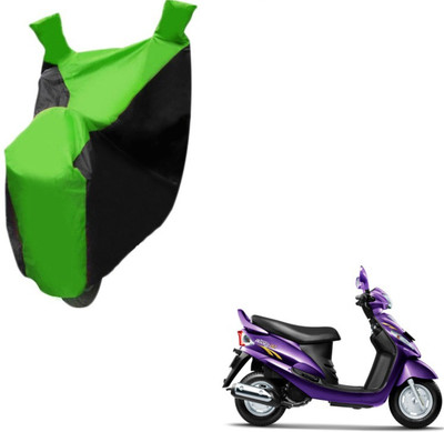 MOCKHE Two Wheeler Cover for Mahindra(Rodeo RZ, Black, Green)