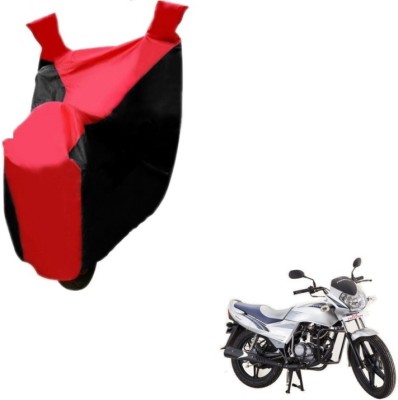 MOCKHE Two Wheeler Cover for LML(Freedom, Black, Red)