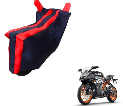 Flipkart SmartBuy Two Wheeler Cover for KTM(RC 390, Black, Red)