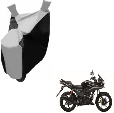 Flipkart SmartBuy Two Wheeler Cover for Honda(CBF Stunner, Black, Silver)