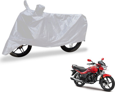 MOCKHE Two Wheeler Cover for Hero(Passion Xpro, Silver)