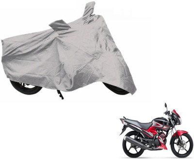 MOCKHE Two Wheeler Cover for Yamaha(SS 125, Silver)