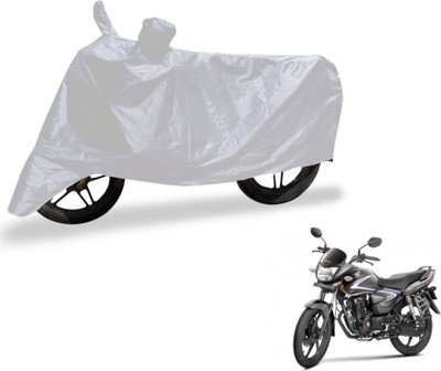 MOCKHE Two Wheeler Cover for Honda(CB Shine, Silver)